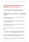 15hr national USPAP McKissock Exam Questions With Correct Answers