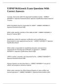 USPAP McKissock Exam Questions With Correct Answers
