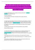 TF-CBT CERT EXAM 2025-2026 Most Recent Version Comprehensive Questions and Verified Answers Accurate Solutions Already Graded A&plus; Get it 100&percnt; Correct