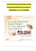 TEST BANK FOR ILLUSTRATED ANATOMY OF THE HEAD AND NECK&comma; 6TH EDITION&comma; FEHRENBACH & HERRING TEST BANK Fehrenbach&colon; Illustrated Anatomy of the Head and Neck&comma; 6th Edition All chapters 1-12 Included