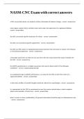 NASM-CNC Exam with correct answers&period;