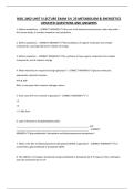BIOL 2402 UNIT 3 LECTURE EXAM CH&period; 25 METABOLISM & ENERGETICS UPDATED