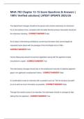 MHA 702 Chapter 13-15 Exam Questions & Answers &vert; 100&percnt; Verified solutions&vert; LATEST UPDATE 2025&sol;26