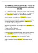 CALIFORNIA&lowbar;UST&lowbar;SERVICE&lowbar;TECHNICIAN&lowbar;PART&lowbar;1&lowbar;QUESTIONS&lowbar;WITH&lowbar;COMPLETE ANSWERS