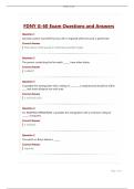 FDNY G-60 Exam Questions and Answers