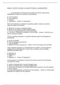NMLS SAFE EXAM 6 QUESTIONS & ANSWERS