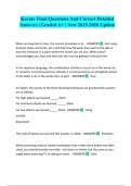 Karate Final Questions And Correct Detailed Answers &vert; Graded A&plus; &vert; New 2025-2026 Update