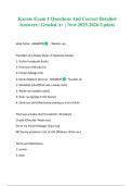 Karate Exam 1 Questions And Correct Detailed Answers &vert; Graded A&plus; &vert; New 2025-2026 Update