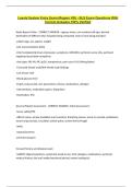 Loyola System Entry Exam Bundle &lpar;Full pack solution&rpar; &vert;Questions and Answers &vert;100&percnt; Pass&vert; Current Update