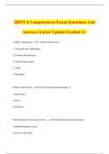 QSEN 6 Competencies Exam Questions And Answers Latest Update Graded A&plus;