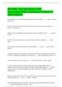 NH DMV Test Questions with Guaranteed Pass Solutions Graded A&plus; 2025 Edition&period;