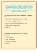 CST EXAM &sol; CERTIFIED SURGICAL TECHNOLOGIST EXAM 2025&sol;2026 TEST BANK WITH PREP QUESTIONS AND A COMPREHENSIVE STUDY GUIDE COMPLETE ACCURATE TEST ACTUAL QUESTIONS WITH WELL ELABORATED ANSWERS &lpar;VERIFIED SOLUTIONS&rpar; CURRENTLY UPDATED VERSION &vert;GUARANTEED PASS&period;