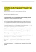 UCF QMB 3200 Final Exam &vert;Questions&lpar;Latest Update 2025&vert;2026&rpar; With Correct Answers &vert;Solutions&vert; Verified &vert;Already A&plus; Graded&lpar;GET IT 100&percnt; ACCURATE&excl;&excl;&excl;&rpar;