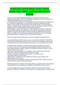 AutoCAD certification exam study guide with 100&percnt; verified solutions &vert; solved