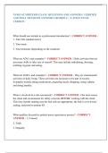 NURS 142 MIDTERM EXAM &vert; QUESTIONS AND ANSWERS &vert; VERIFIED  AND WELL DETAILED ANSWERS GRADED A&plus; &vert; LATEST EXAM  VERSION 