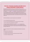 ACG 3113 - Final Exam &vert; Questions and 100&percnt; Correct Answers &lpar;2025&sol;2026&rpar; &vert; Verified Solutions
