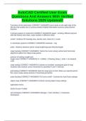 AutoCAD Certified User Exam Questions And Answers With Verified Solutions 2025 Updated&excl;&excl;
