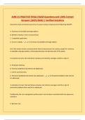 BUNDLE FOR AINS 21 EXAMS ALL Questions and 100&percnt; Correct Answers &lpar;2025&sol;2026&rpar; &vert; Verified Solutions