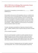 WGU C190 Intro to Biology Macroevolution Exam 29 Questions with Verified Answers&comma;100&percnt;CORRECT