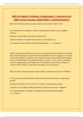 AINS 23 Chapter 9 Workers Compensation &vert; Questions and 100&percnt; Correct Answers &lpar;2025&sol;2026&rpar; &vert; Verified Solutions