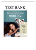 Test Bank For Maternal-Child Nursing 6th Edition by Emily Slone McKinney&comma; All Chapter 1-55&vert; Complete Best Exam Practice Guide