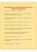 Biol 113 genetics Exam &vert; Questions and 100&percnt; Correct Answers &lpar;2025&sol;2026&rpar; &vert; Verified Solutions