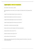 Applied Algebra - C957 &vert;&vert; A&plus; Guaranteed&period;
