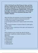 NURS 3110 Final Exam &lpar;M&period;48 Drugs for Bone and Joint Disorders M&period;49 Drugs for Skin Disorders M&period;50 Drugs for Eye and Ear Disorders ATI Musculoskeletal System ATI Safe Dosage ATI Medication Administration&comma; ATI Dosages by Weight&comma; ATI Pediatric Considerations&comma;
