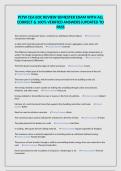 PLTW CEA EOC REVIEW SEMESTER EXAM WITH ALL CORRECT & 100&percnt; VERIFIED ANSWERS&vert;UPDATED TO PASS