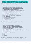 CEA GASTROINTESTINAL EXAM WITH ALL CORRECT & 100&percnt; VERIFIED ANSWERS&vert;LATEST UPDATE&vert;ALREADY GRADED A&plus;