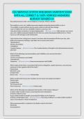 CEA NERVOUS SYSTEM AND BRAIN ANATOMY EXAM WITH ALL CORRECT & 100&percnt; VERIFIED ANSWERS&vert; ALREADY GRADED A&plus;
