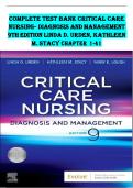 Test Bank for Priorities in Critical Care Nursing&comma; 9th Edition &lpar; Linda D&period; Urden&comma;2025&rpar; All Chapters 1-41&vert; Newest Edition