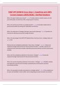 NIGP CPP EXAM B Focus Area I &vert; Questions and 100&percnt; Correct Answers &lpar;2025&sol;2026&rpar; &vert; Verified Solutions
