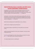 NIGP CPP Module A Exam &vert; Questions and 100&percnt; Correct Answers &lpar;2025&sol;2026&rpar; &vert; Verified Solutions