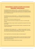 NUR 410 EXAM 3 &vert; Questions and 100&percnt; Correct Answers &lpar;2025&sol;2026&rpar; &vert; Verified Solutions