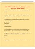 NUR1400 EXAM 1 - &vert; Questions and 100&percnt; Correct Answers &lpar;2025&sol;2026&rpar; &vert; Verified Solutions