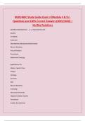 NUR1460C Study Guide Exam 3 &lpar;Module 4 & 5&rpar; &vert; Questions and 100&percnt; Correct Answers &lpar;2025&sol;2026&rpar; &vert; Verified Solutions