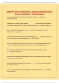 NUSC 464 Exam 1 Chapter 18-22 &vert; Questions and 100&percnt; Correct Answers &lpar;2025&sol;2026&rpar; &vert; Verified Solutions