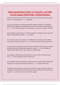 Relias Operating Room RN A v2 &vert; Questions and 100&percnt; Correct Answers &lpar;2025&sol;2026&rpar; &vert; Verified Solutions