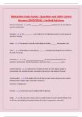 Telehandler Study Guide &vert; Questions and 100&percnt; Correct Answers &lpar;2025&sol;2026&rpar; &vert; Verified Solutions