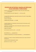 UTA PHYS 1442 Lab Final Exam &vert; Questions and 100&percnt; Correct Answers &lpar;2025&sol;2026&rpar; &vert; Verified Solutions