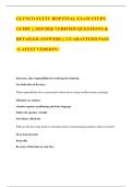 GLYNCO FLETC BOP FINAL EXAM STUDY  GUIDE &vert;&vert; 2025&sol;2026 VERIFIED QUESTIONS &  DETAILED ANSWERS &vert;&vert; GUARANTEED PASS  <LATEST VERSION> 