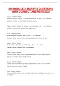 610 Module 3 &ndash; Marty&rsquo;s Questions with Correct Answers &lpar;2025&rpar; &ndash; Complete Exam Study Material