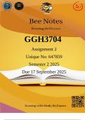 GGH3704 Assignment 2 &lpar;647859&rpar; Semester 2 2025 &lpar;Comprehensive Answers&rpar; Due 17 September 2025