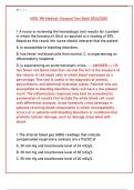 HESI-RN Medical-Surgical Test Bank 2024&sol;2025 &vert; Practice Questions & Answers