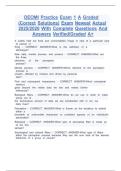 DEOMI Practice Exam 1 A Graded  &lpar;Correct Solutions&rpar; Exam Newest Actual 2025&sol;2026 With Complete Questions And Answers Verified&sol;Graded A&plus;