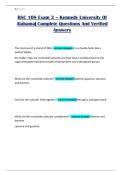 BSC 108 Exam 3 - University Of Alabama &vert; Comprehensive Q&A For Certification Success