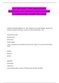 nur 412-unit 1 full assessment questions and answers &lpar;Introduction to Community Health Nursing&rpar;&period;