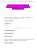 NUR 412 - MID TERM advanced assessment with correct and only passing answers&period;