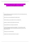 NUR 412-Quizzes with correct solved answers throughout semester&period;